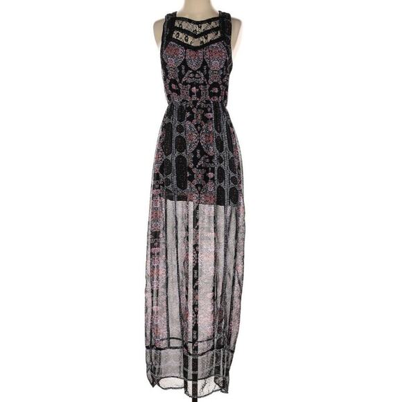 Free People Moroccan Midnight Dance Maxi Dress - Picture 1 of 7